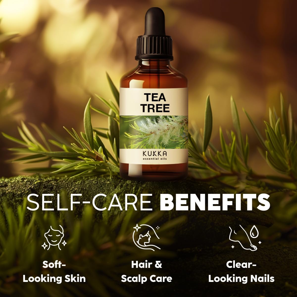 100% Pure & Natural Tea Tree Oil by Kukka Essential Oils