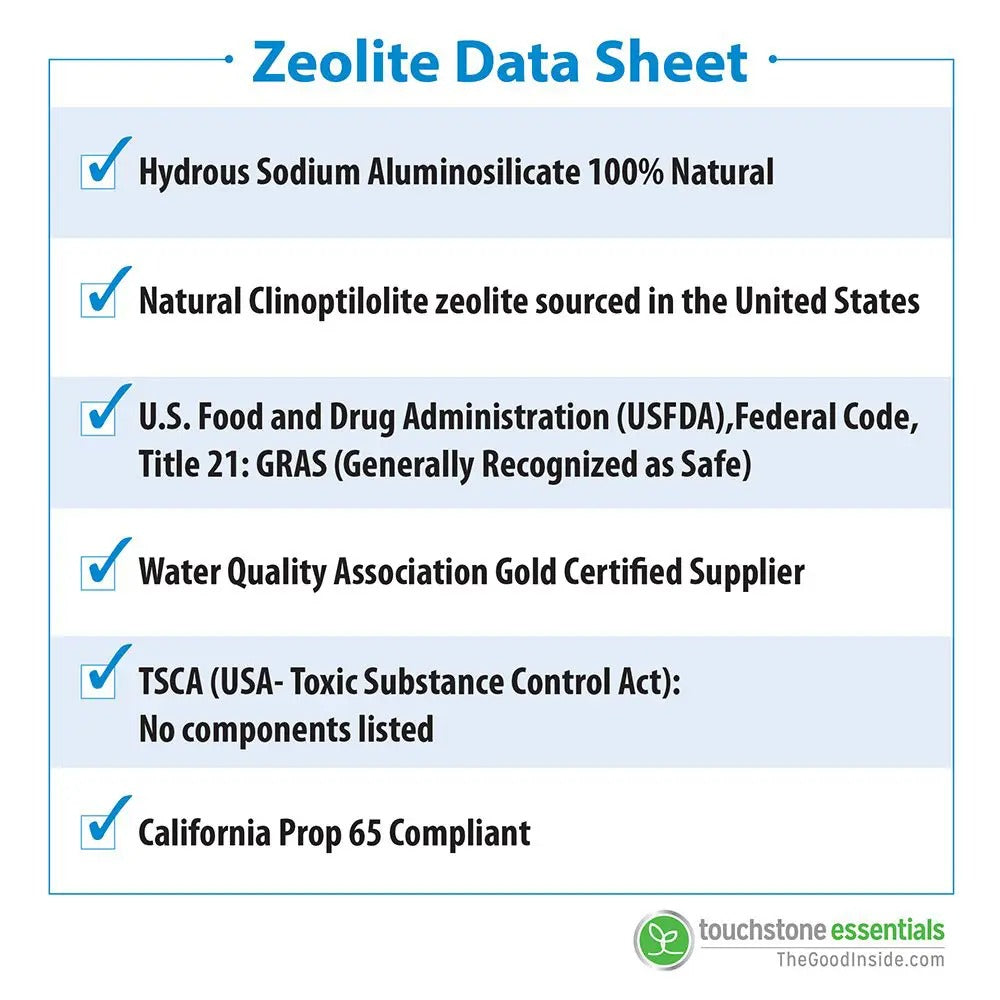 Touchstone Essentials Zeolite Detox Pack 30-day supply | 1 Pure Body (20mL) & 1 Pure Body Extra (60mL)