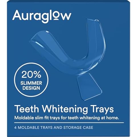 Auraglow Teeth Whitening Kit, LED Accelerator Light, 35% Carbamide Peroxide Teeth Whitening Gel