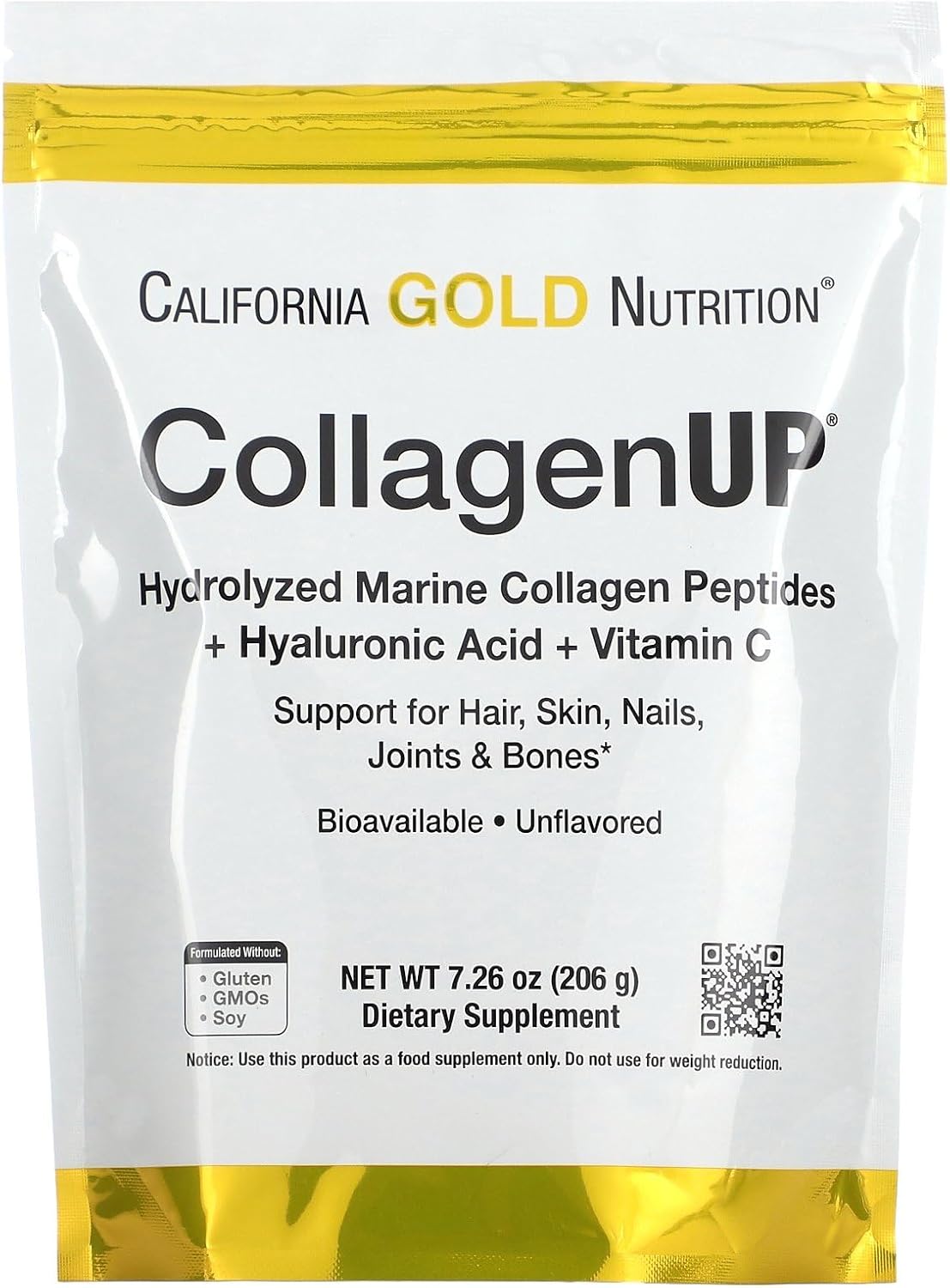 California Gold Nutrition, CollagenUP®, Hydrolyzed Marine Collagen Peptides