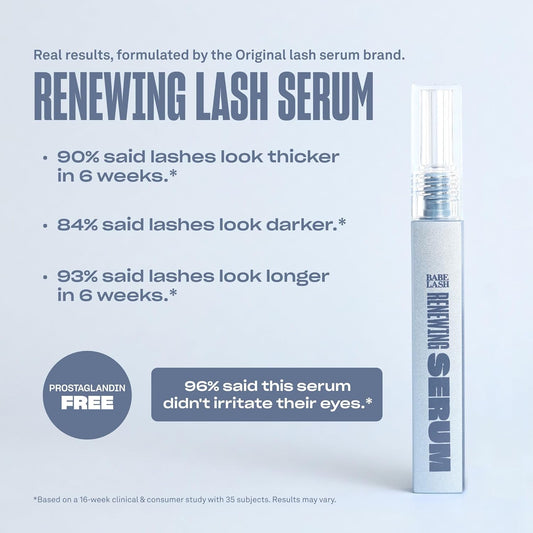 BABE ORIGINAL Renewing Lash Serum – Peptide-Infused Eyelash Serum