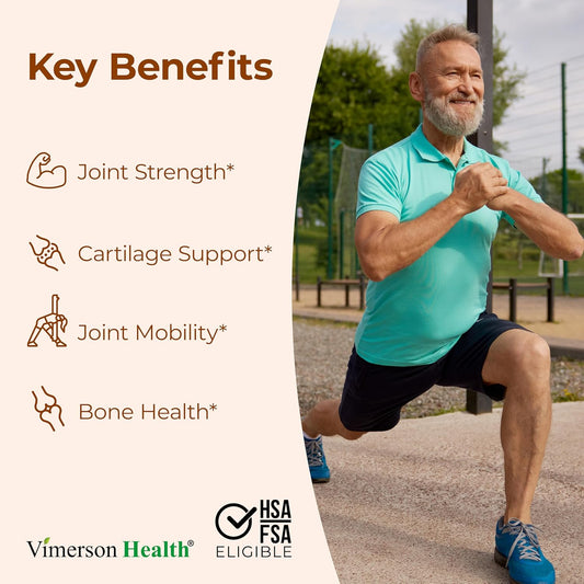 Vimerson Health Glucosamine Chondroitin MSM and Turmeric Supplement
