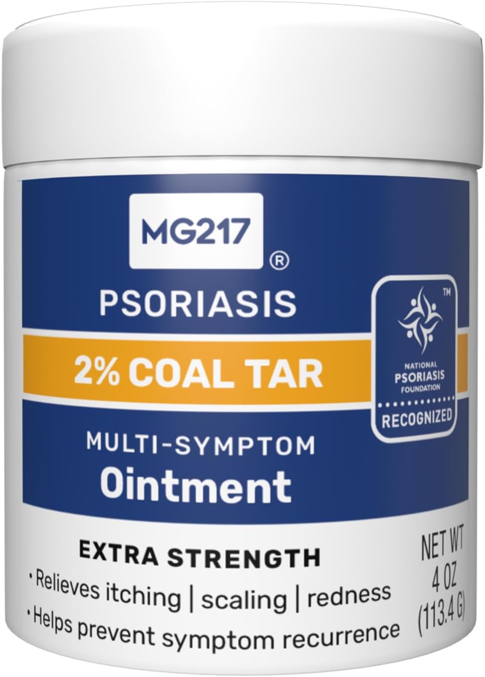 MG217 2% Coal Tar Ointment for Psoriasis - 4Oz
