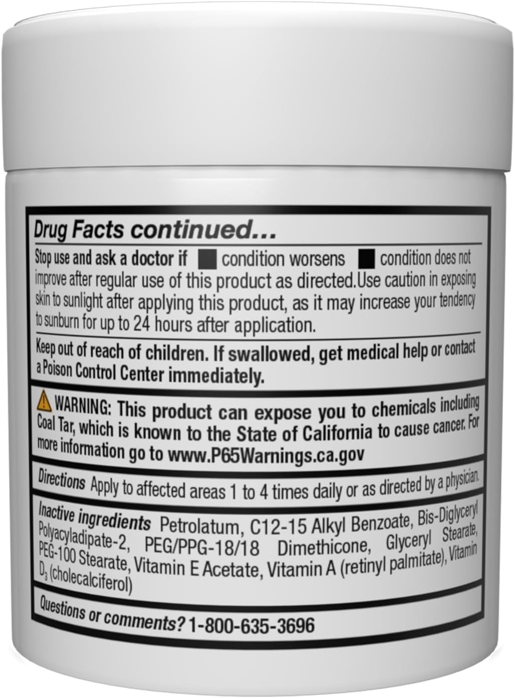 MG217 2% Coal Tar Ointment for Psoriasis - 4Oz
