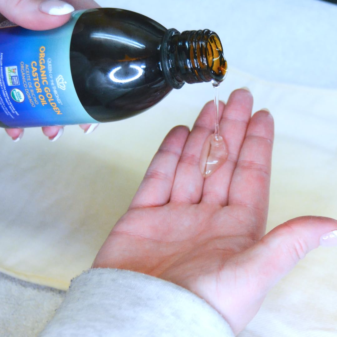 QUEEN OF THE THRONES Organic Golden Castor Oil 100ml