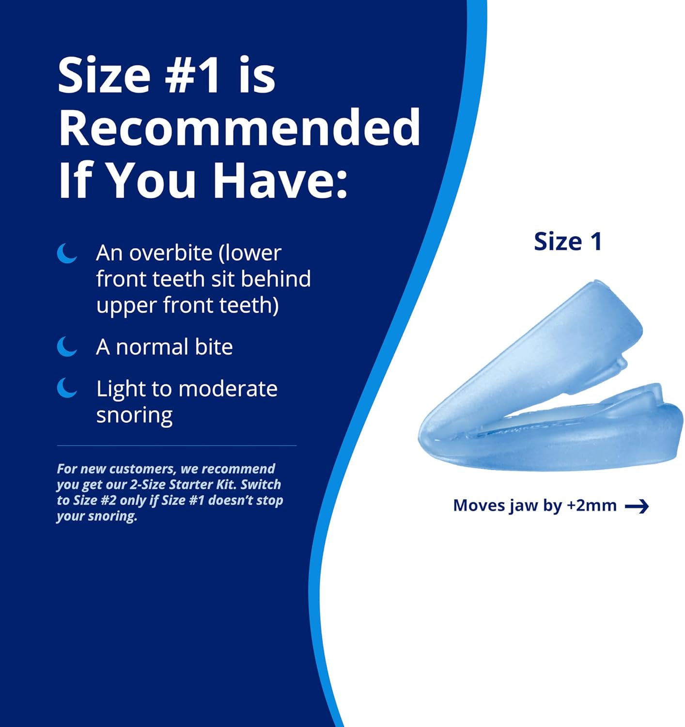 ZQuiet Anti-Snoring Mouthpiece - Comfort Size #1