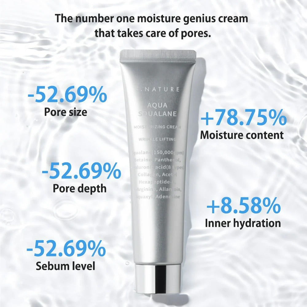 (Decant Trial Size) S.Nature Aqua Squalane Moisturizing Cream 5g