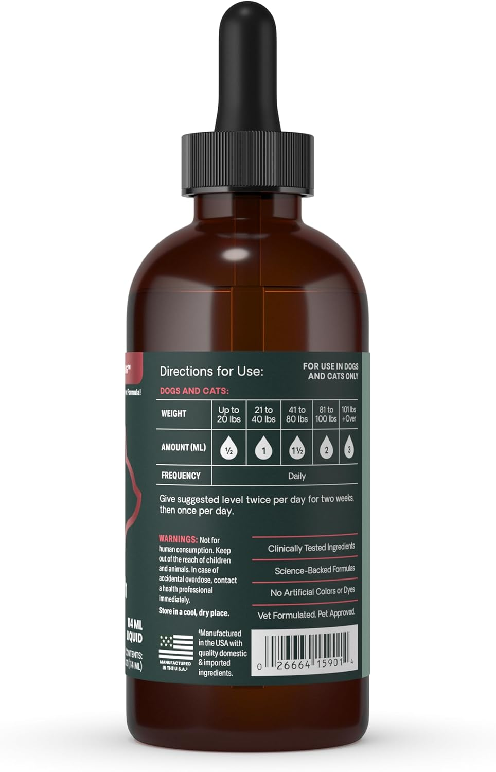 VetriScience DMG Immunity Health Liquid for Dogs & Cats
