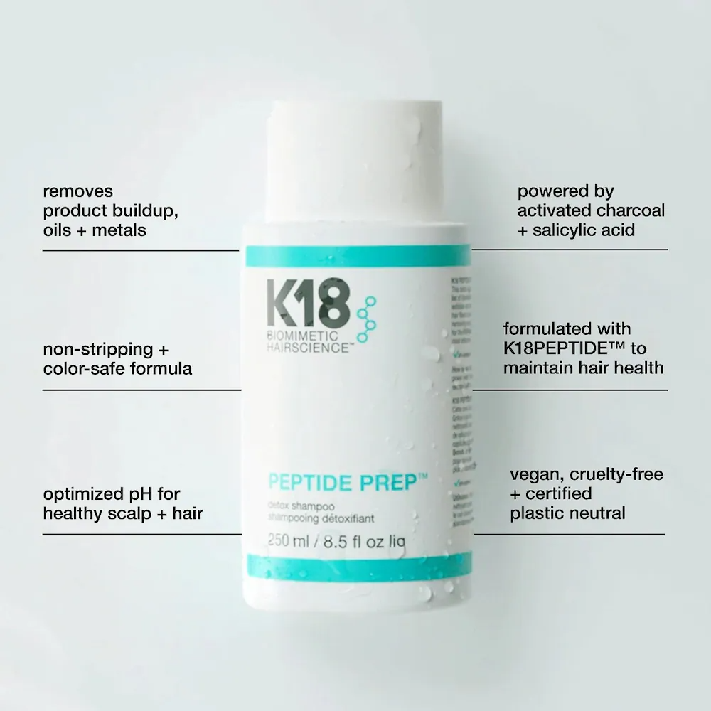 K18 PEPTIDE PREP Clarifying Detox Shampoo