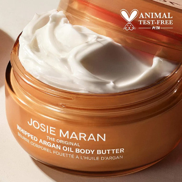 Josie Maran Vanilla Vibezzz - Whipped Argan Oil Refillable Firming Body Butter Jar