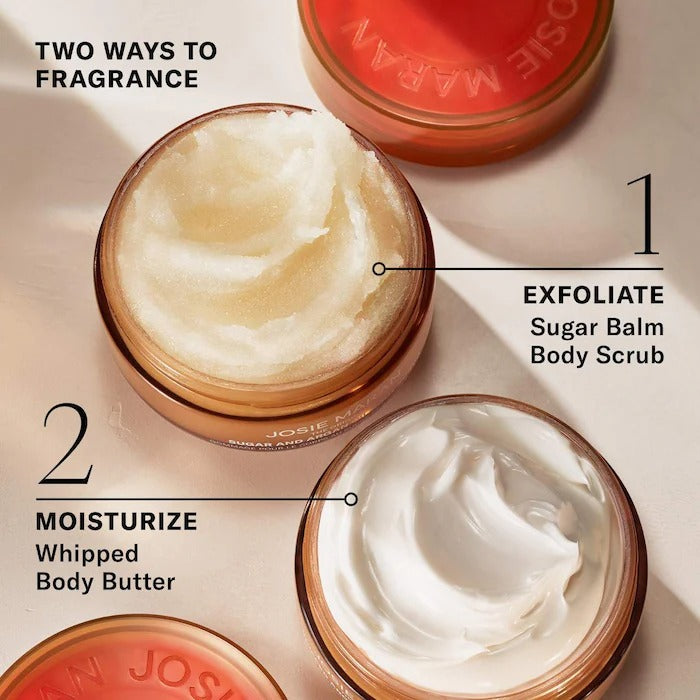 Josie Maran Vanilla Vibezzz - Whipped Argan Oil Refillable Firming Body Butter Jar