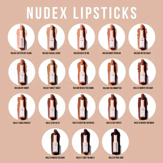 Beauty Creations Nude X Lipstick Bundle Bag