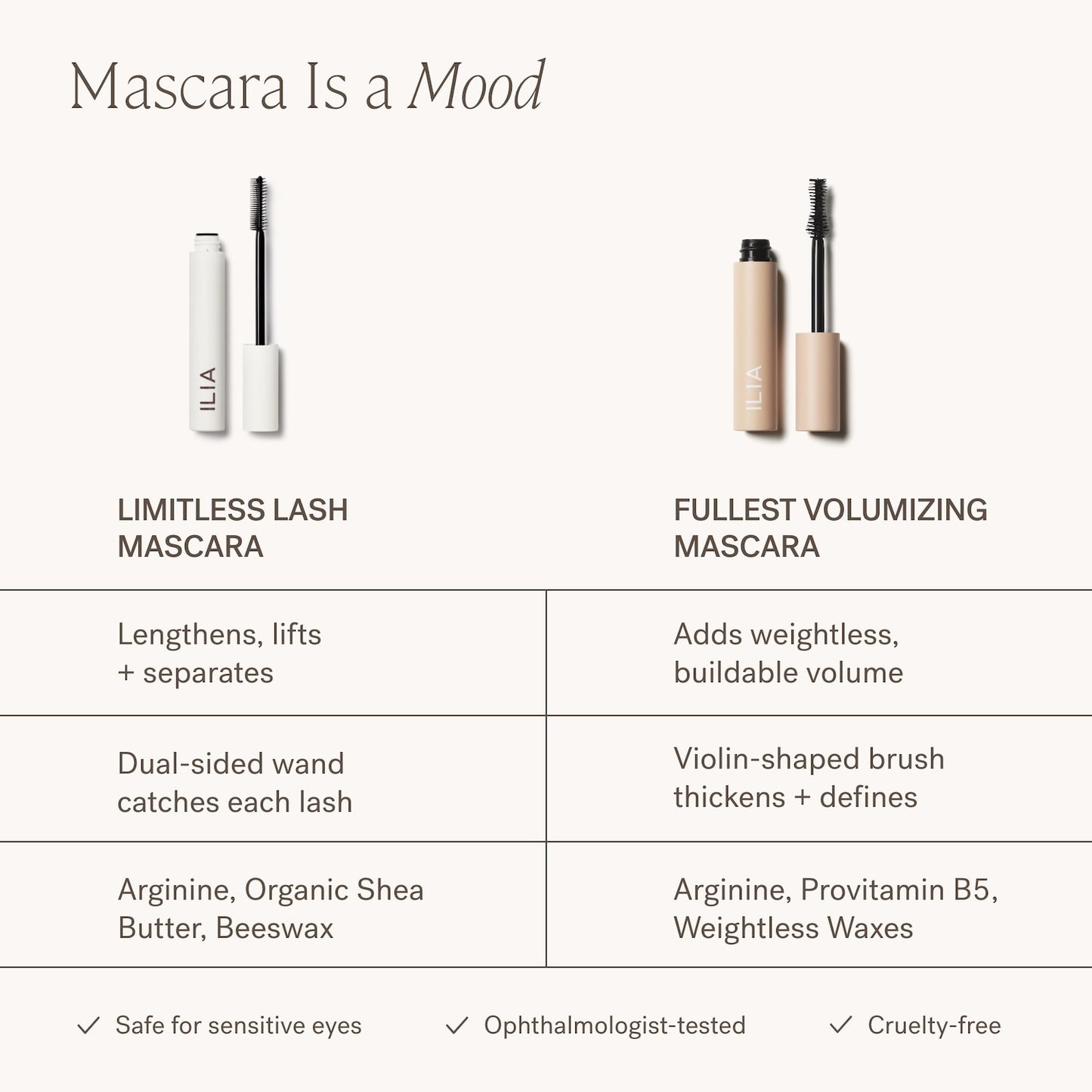 ILIA Limitless Lash Lengthening Clean Mascara