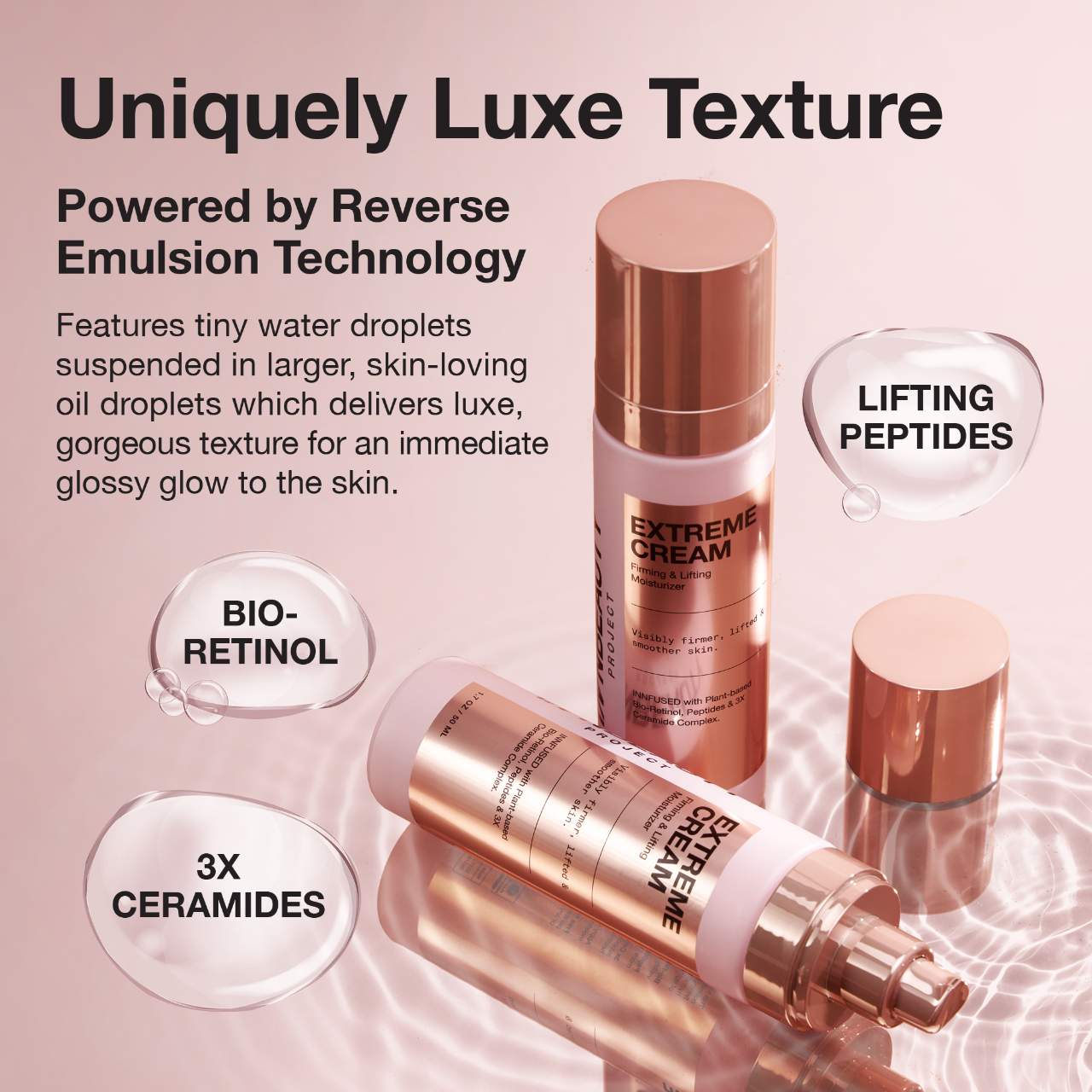 iNNBEAUTY PROJECT Extreme Cream Anti-Aging, Firming, & Lifting Refillable Moisturizer