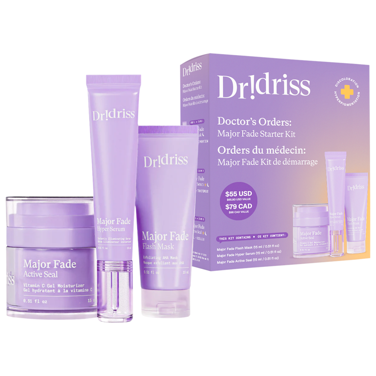 Dr. Idriss Major Fade Dark Spot Starter Kit