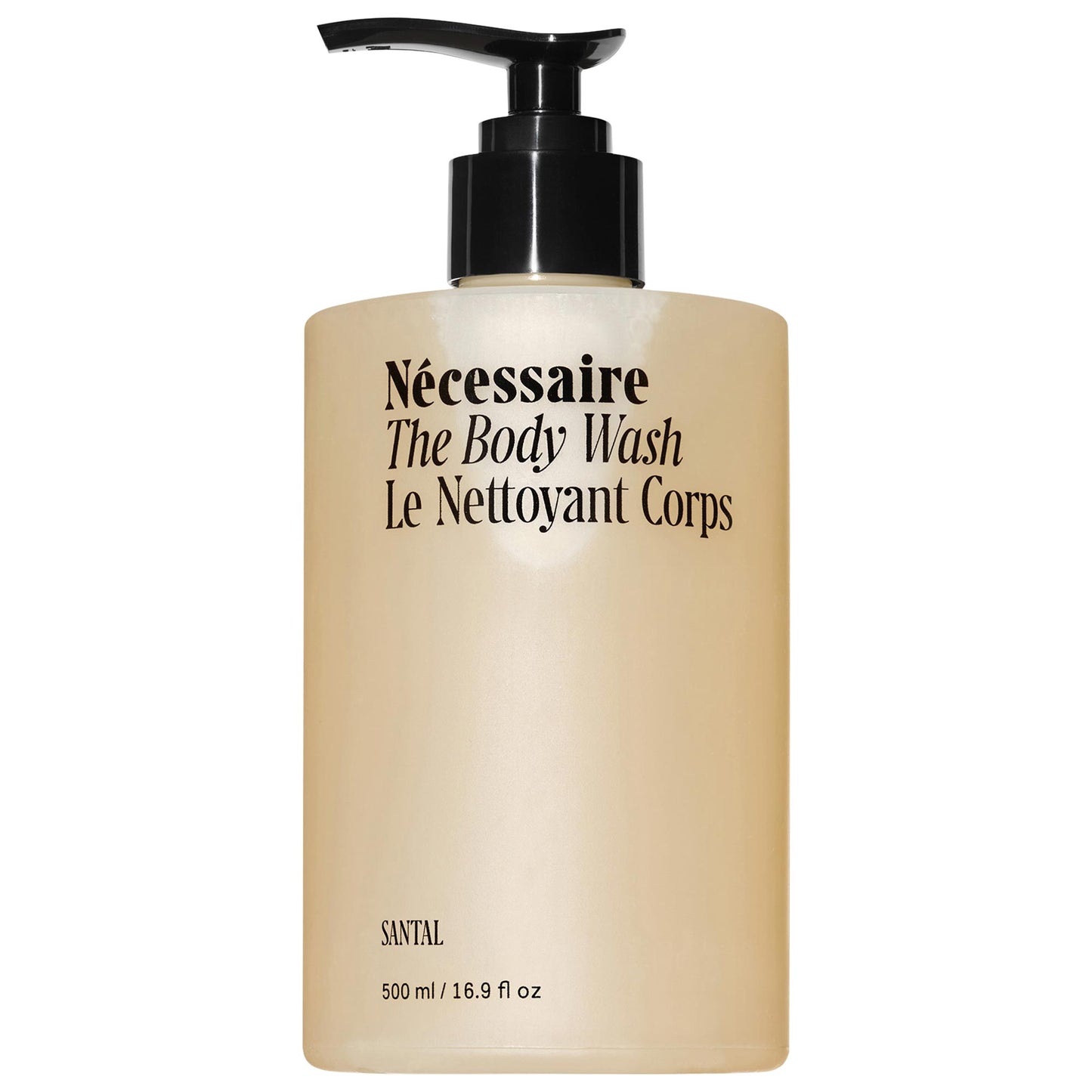 Nécessaire The Body Wash Santal – Therapeutic treatment Cleanse With Epsom Salt + Minerals With Pump