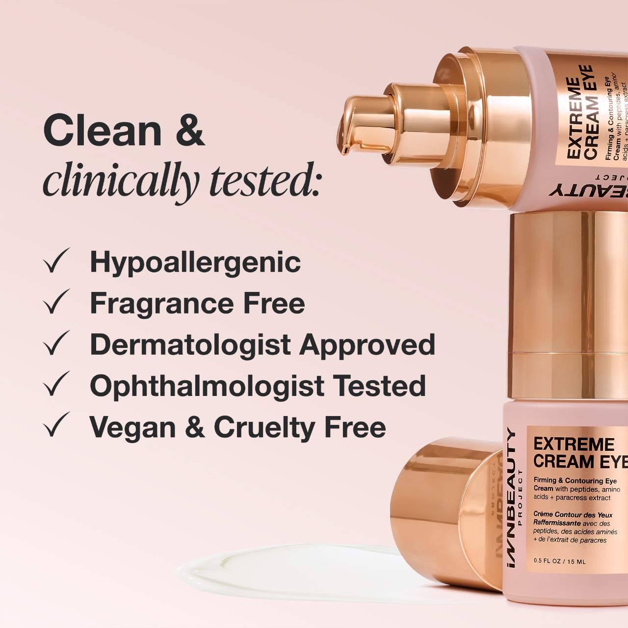 iNNBEAUTY PROJECT Extreme Cream Eye Firming & Contouring Refillable Eye Cream 15ml