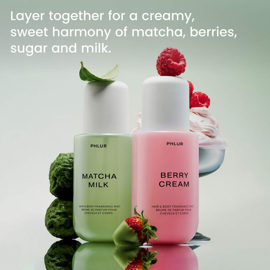 PHLUR Berry Matcha Latte Body Mist Set