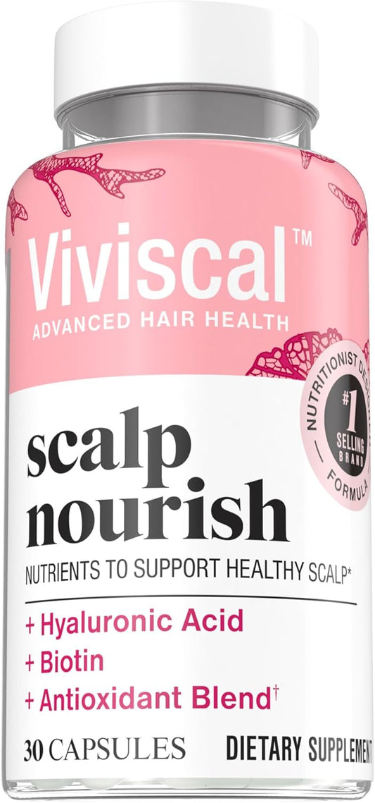 Viviscal Scalp Nourish Supplement, Blend of Nutrients for Scalp Health & Hair Follicles