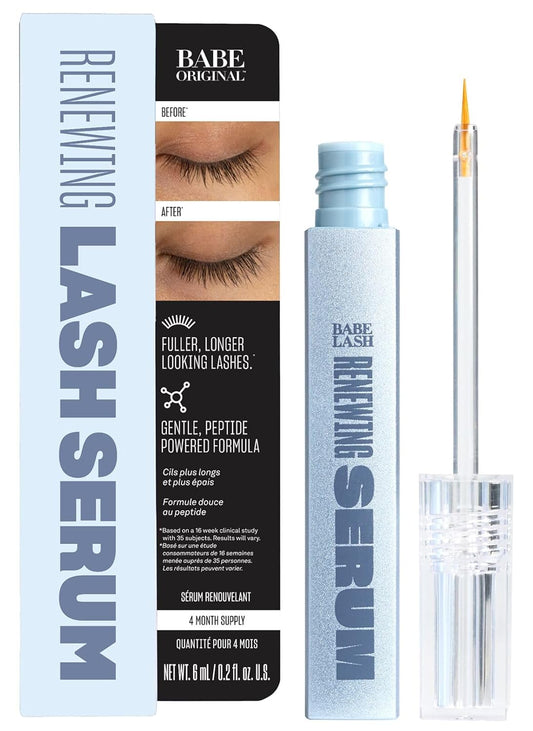 BABE ORIGINAL Renewing Lash Serum – Peptide-Infused Eyelash Serum