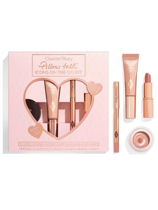 NEW! Pillow Talk makeup gift set including mini versions of my ICONIC nude-pink