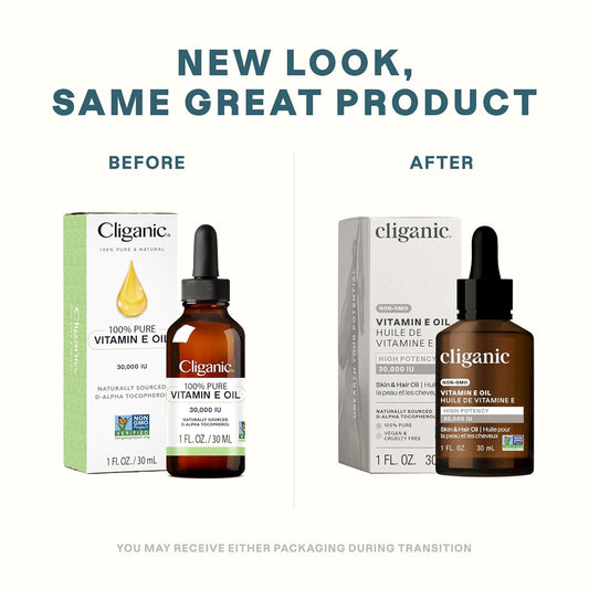 Cliganic 100% Pure Vitamin E Oil 30ml
