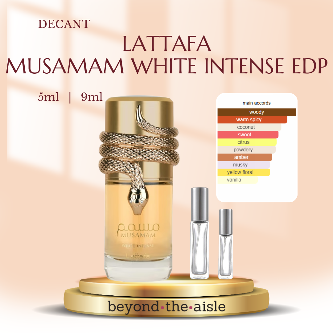 (Decant) Lattafa Musamam White Intense EDP