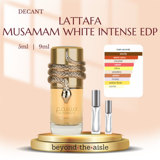 (Decant) Lattafa Musamam White Intense EDP