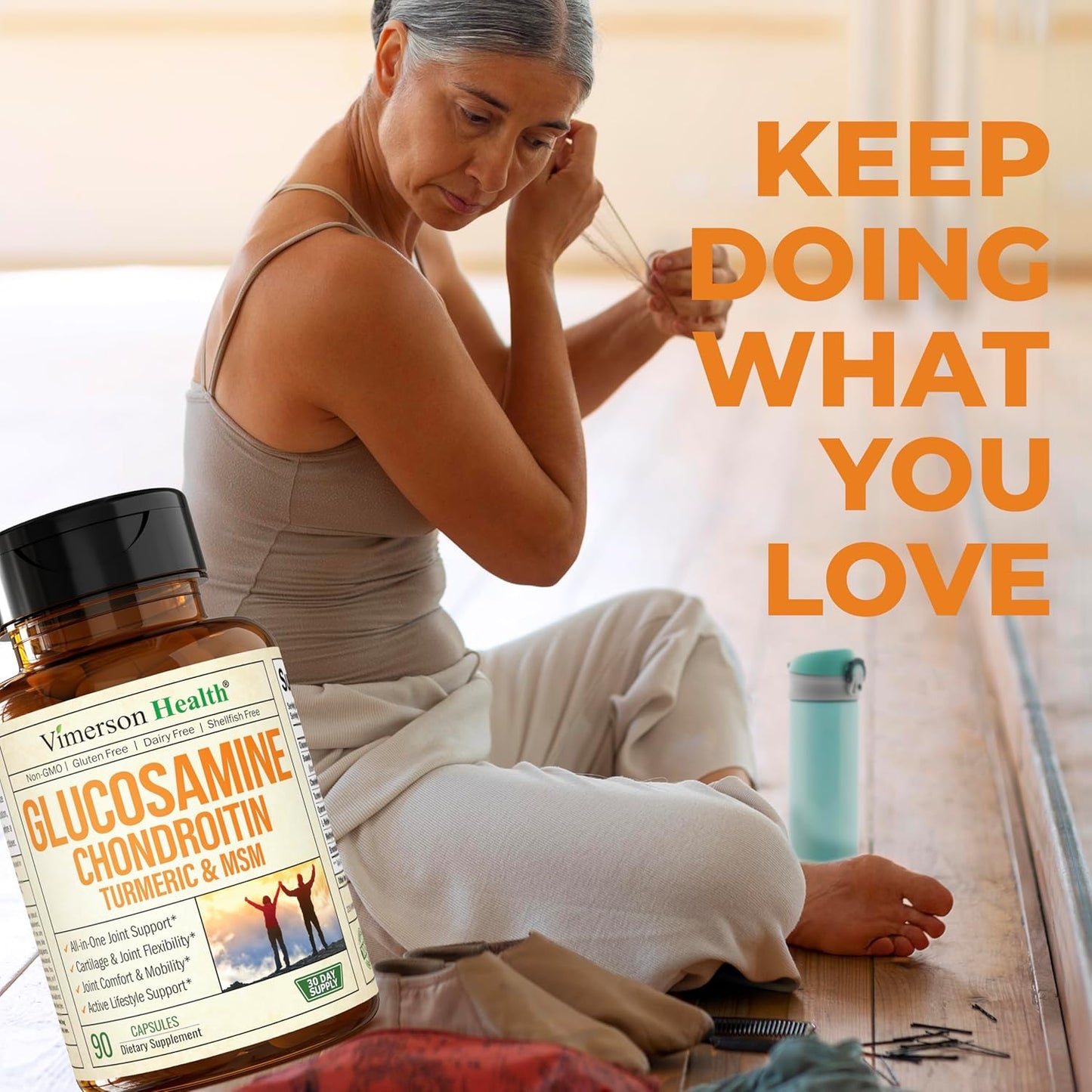 Vimerson Health Glucosamine Chondroitin MSM and Turmeric Supplement