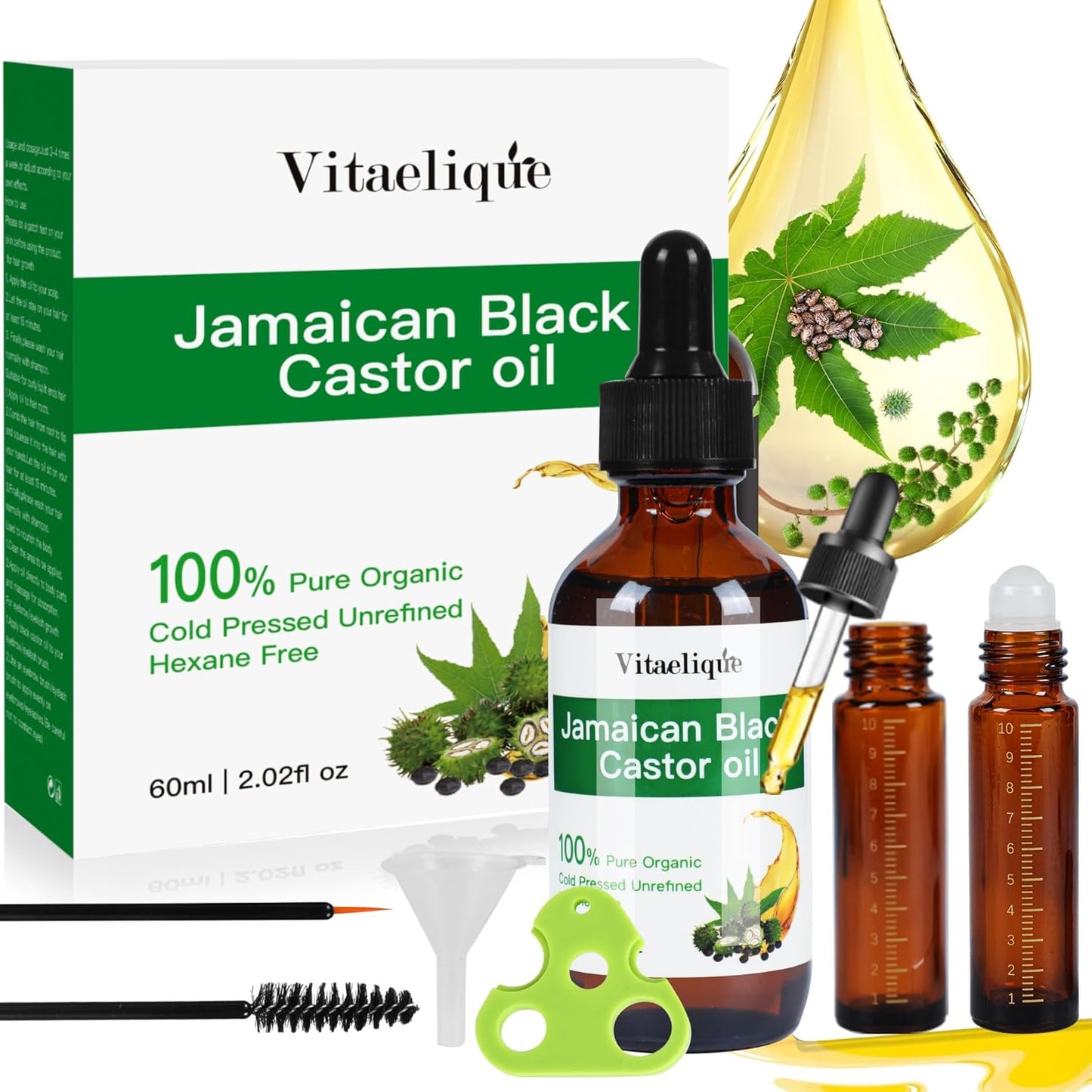 Vitaelique Jamaican Castor Oil 60ml