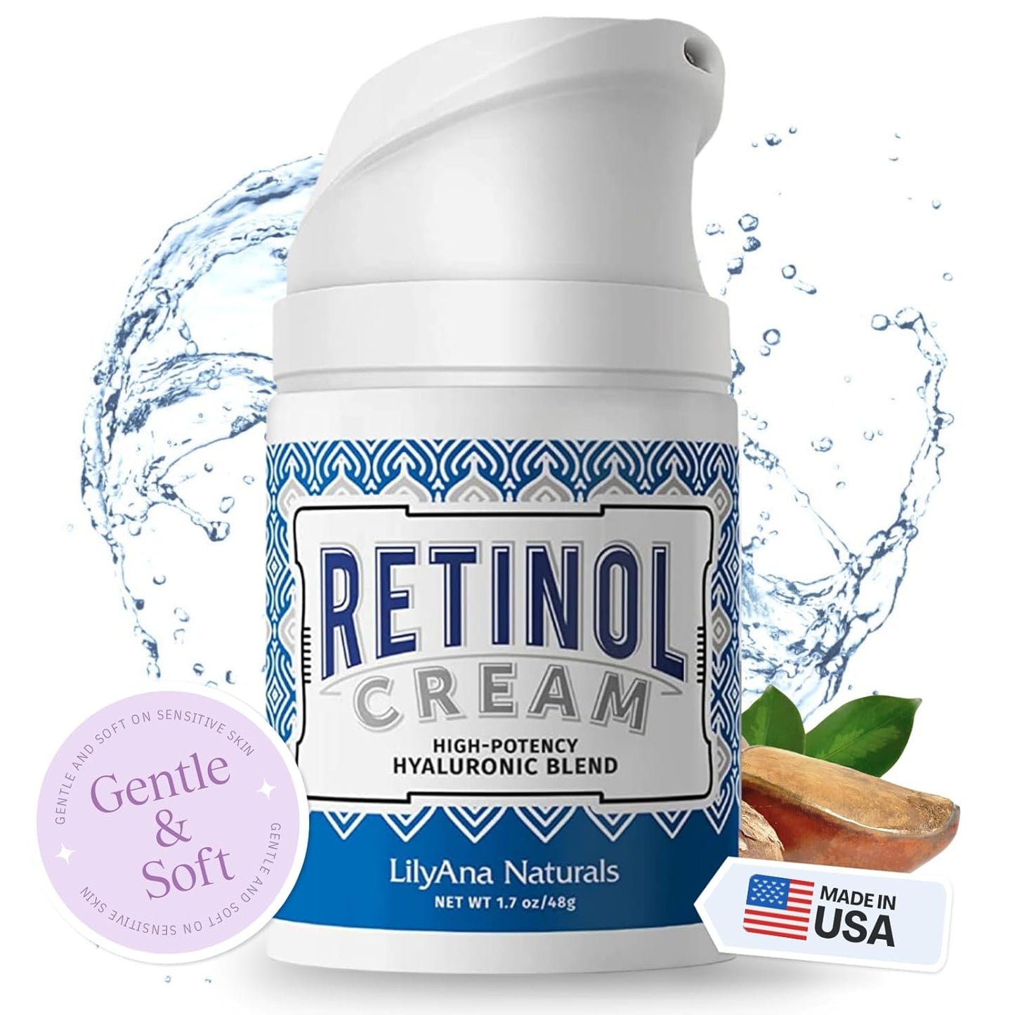 LilyAna Naturals Retinol Cream Anti Aging Moisturizer