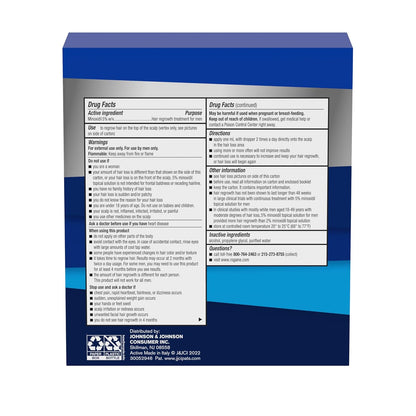Rogaine Extra Strength 5% Minoxidil Topical Solution for Hair Loss & Regrowth