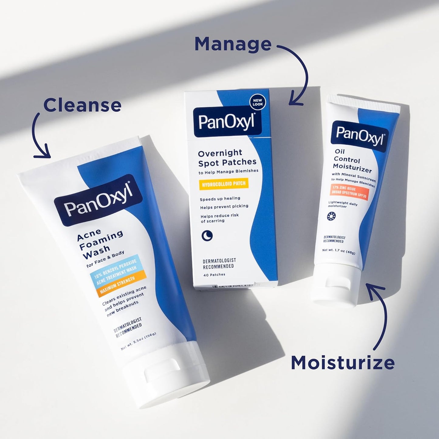 PanOxyl Acne Foaming Wash Benzoyl Peroxide 10% Maximum Strength Antimicrobial