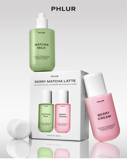 PHLUR Berry Matcha Latte Body Mist Set