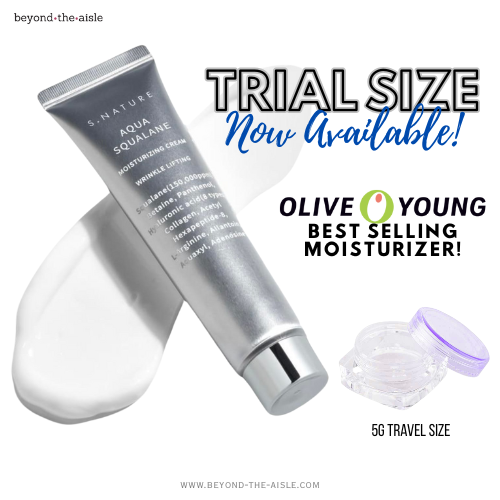 (Decant Trial Size) S.Nature Aqua Squalane Moisturizing Cream 5g
