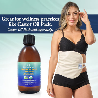 QUEEN OF THE THRONES Organic Golden Castor Oil 100ml