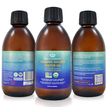 QUEEN OF THE THRONES Organic Golden Castor Oil 100ml