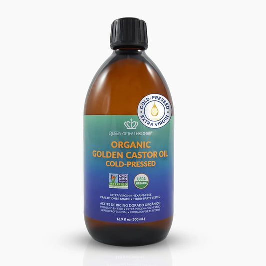 QUEEN OF THE THRONES Organic Golden Castor Oil 500ml