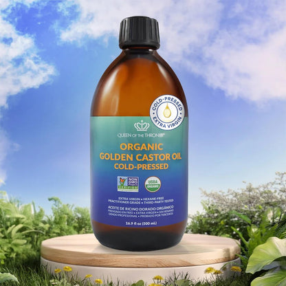 QUEEN OF THE THRONES Organic Golden Castor Oil 500ml
