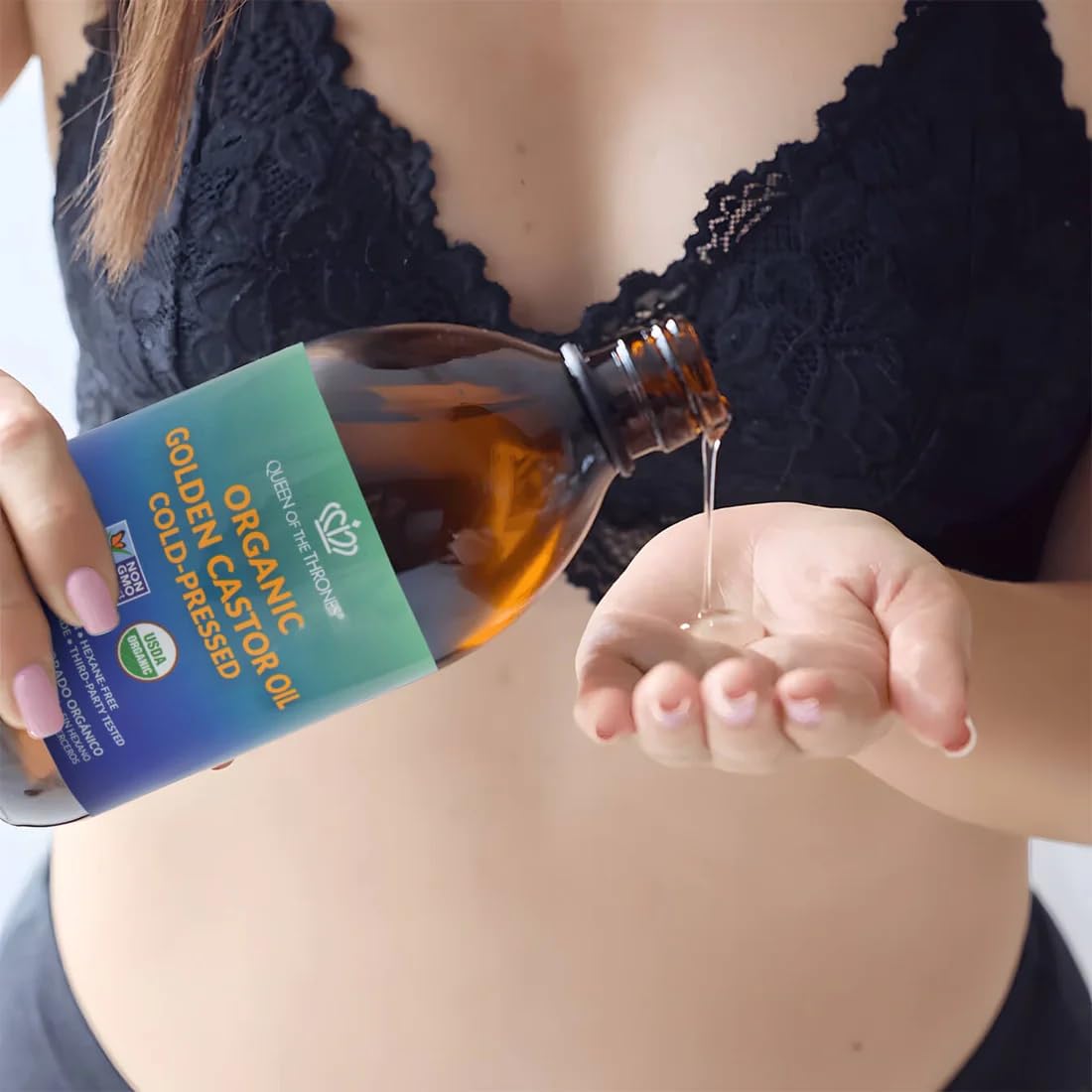 QUEEN OF THE THRONES Organic Golden Castor Oil 500ml