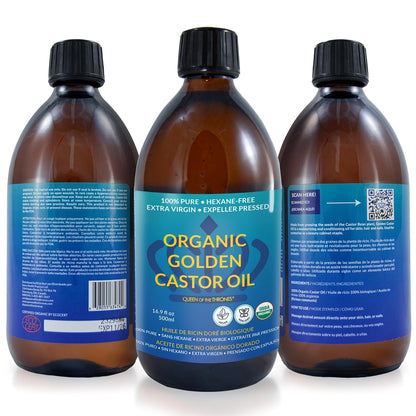 QUEEN OF THE THRONES Organic Golden Castor Oil 500ml
