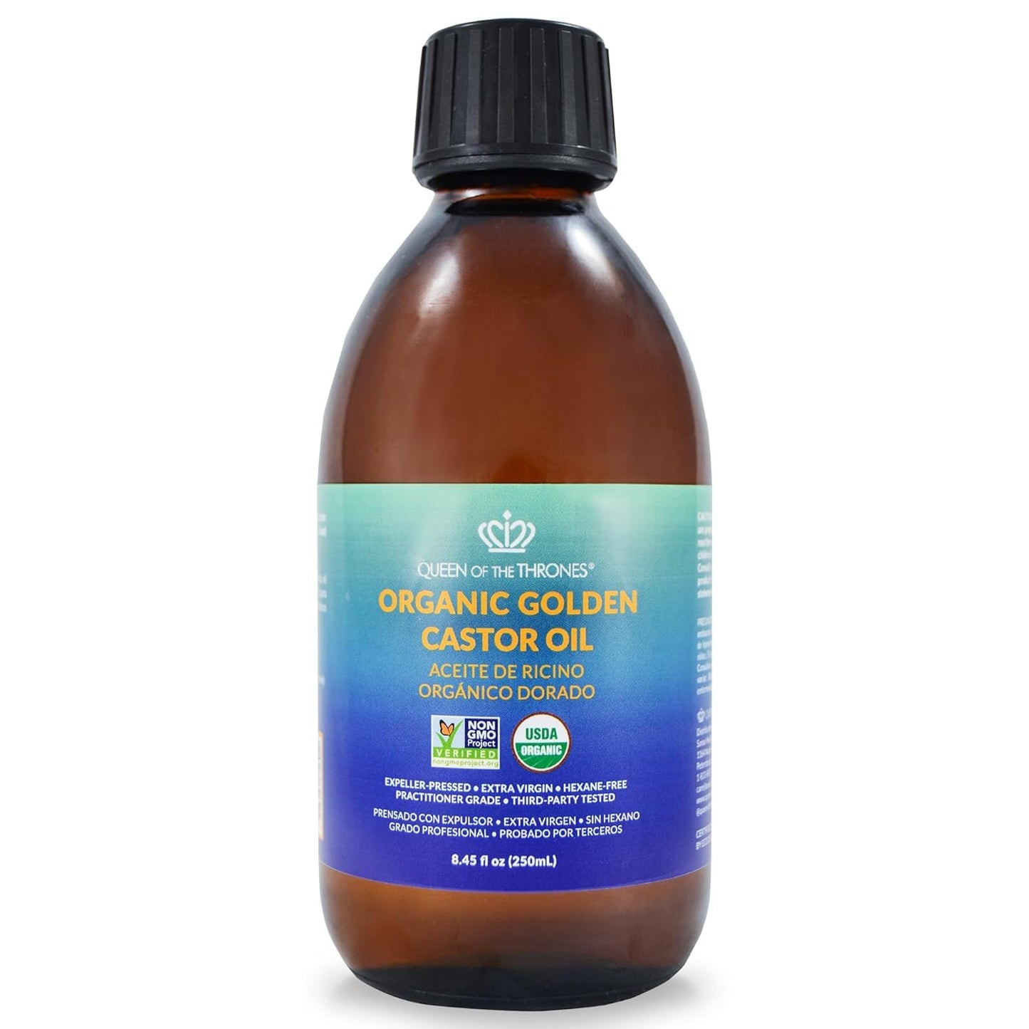 QUEEN OF THE THRONES Organic Golden Castor Oil 250ml