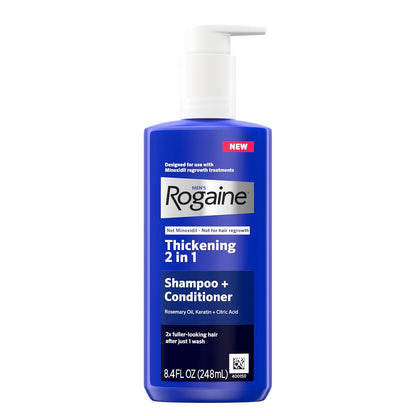 Rogaine Men's Hair Thickening 2 in 1 Shampoo + Conditioner