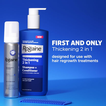 Rogaine Men's Hair Thickening 2 in 1 Shampoo + Conditioner
