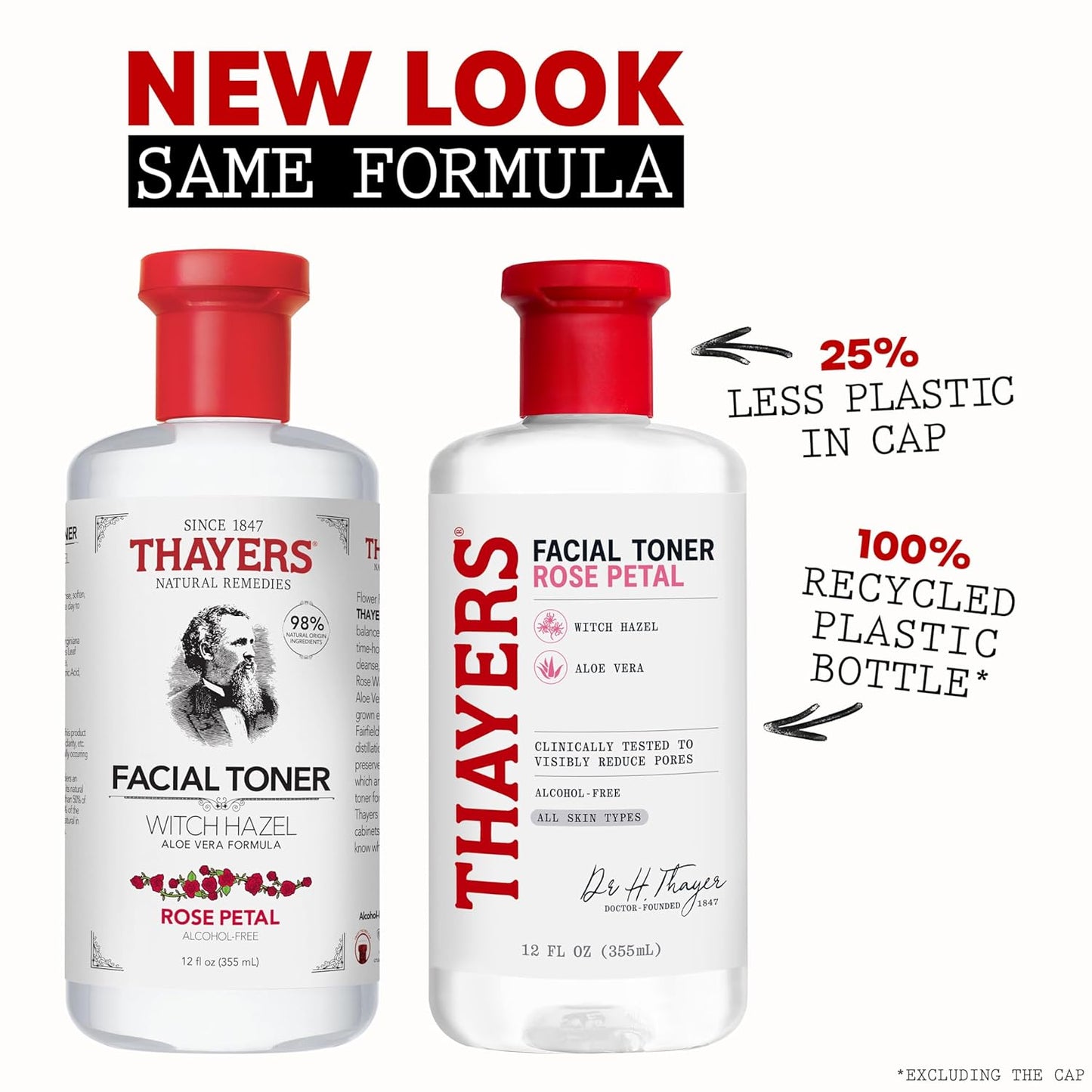 Thayers Alcohol-Free Witch Hazel Facial Toner for Glowing Skin (Packaging May Vary)