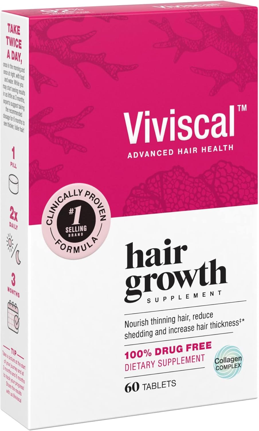 Viviscal Women's Hair Growth Supplement - 60 Tablets