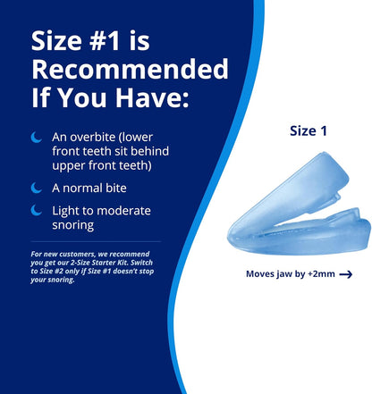 ZQuiet Anti-Snoring Mouthpiece - Comfort Size #1