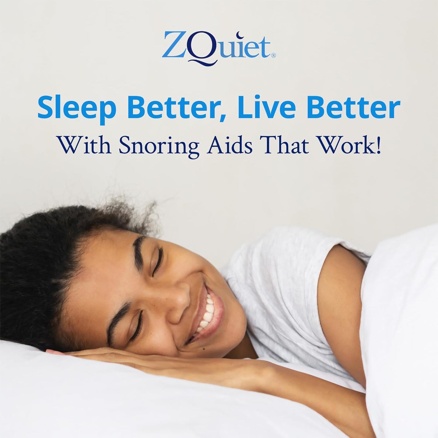 ZQuiet Anti-Snoring Mouthpiece - Starter Pack with 2 Sizes