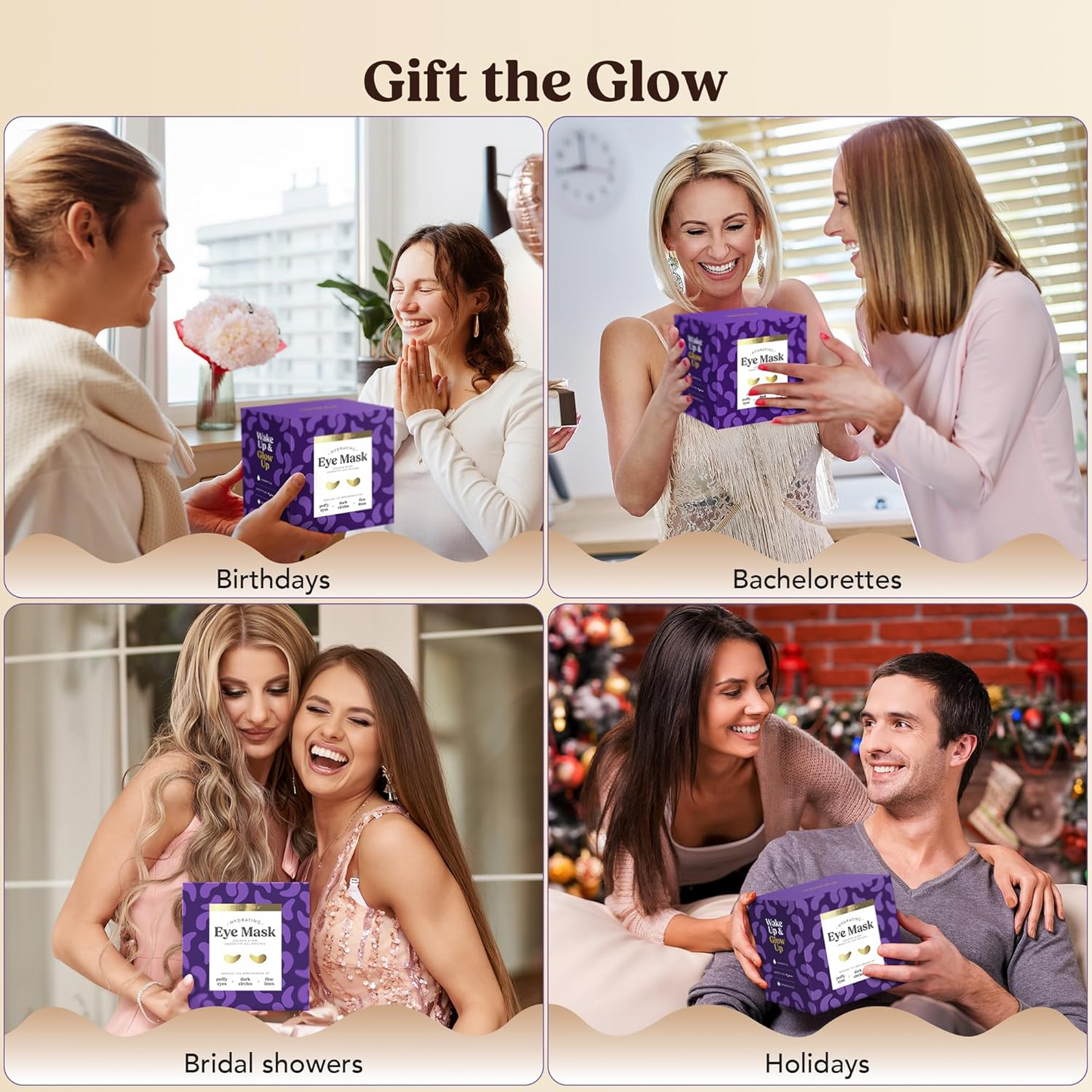 DERMORA Golden Glow Under Eye Patches (15 pairs)