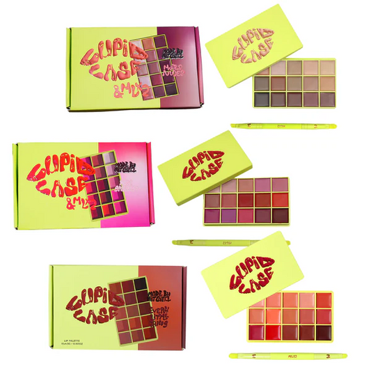 MADE BY MITCHELL Cupid Case Lip Palette & Lip Brush Set